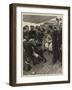 Children's Tug of War on a Homeward-Bound Troopship, Boys Versus Girls-Robert Barnes-Framed Giclee Print