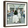 "Children's Ward at Christmas", December 25, 1954-George Hughes-Framed Giclee Print