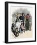 Children's Ward nurse with Her Patients at Bellevue Hospital, New York City, 1870s-null-Framed Giclee Print