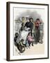 Children's Ward nurse with Her Patients at Bellevue Hospital, New York City, 1870s-null-Framed Giclee Print