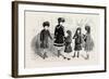 Children's Winter Costumes, Fashion, 1882-null-Framed Giclee Print