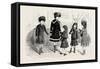 Children's Winter Costumes, Fashion, 1882-null-Framed Stretched Canvas