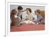 Children Serving Mother Breakfast in Bed-William P. Gottlieb-Framed Photographic Print