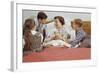 Children Serving Mother Breakfast in Bed-William P. Gottlieb-Framed Photographic Print