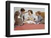 Children Serving Mother Breakfast in Bed-William P. Gottlieb-Framed Photographic Print