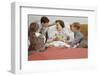 Children Serving Mother Breakfast in Bed-William P. Gottlieb-Framed Photographic Print