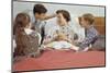 Children Serving Mother Breakfast in Bed-William P. Gottlieb-Mounted Photographic Print