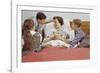 Children Serving Mother Breakfast in Bed-William P. Gottlieb-Framed Photographic Print