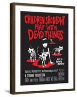 Children Shouldn't Play Dead-Emily the Strange-Framed Photographic Print