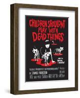 Children Shouldn't Play Dead-Emily the Strange-Framed Photographic Print
