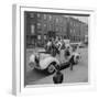 Children Sit on the Ice Cream Truck in Brooklyn-Ralph Morse-Framed Premium Photographic Print