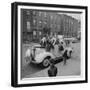 Children Sit on the Ice Cream Truck in Brooklyn-Ralph Morse-Framed Photographic Print