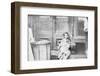 Children Sitting in a Doorway-null-Framed Photographic Print