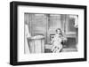 Children Sitting in a Doorway-null-Framed Photographic Print