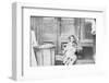 Children Sitting in a Doorway-null-Framed Photographic Print