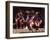 Children Sitting in Playground-Mark Gibson-Framed Premium Photographic Print