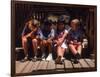 Children Sitting in Playground-Mark Gibson-Framed Photographic Print