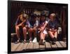 Children Sitting in Playground-Mark Gibson-Framed Photographic Print