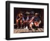 Children Sitting in Playground-Mark Gibson-Framed Photographic Print