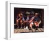 Children Sitting in Playground-Mark Gibson-Framed Photographic Print