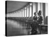 Children Sitting in Waiting Room of Children's Castle of Coffee Hospital-null-Stretched Canvas