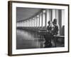 Children Sitting in Waiting Room of Children's Castle of Coffee Hospital-null-Framed Photographic Print