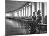 Children Sitting in Waiting Room of Children's Castle of Coffee Hospital-null-Mounted Photographic Print