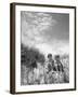 Children Sitting on a Sand Dune-Cornell Capa-Framed Photographic Print