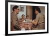 Children Sitting Quietly While Parents Talk-William P. Gottlieb-Framed Photographic Print