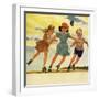 Children Skating, 1943-null-Framed Giclee Print