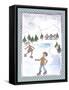 Children Skating-Effie Zafiropoulou-Framed Stretched Canvas