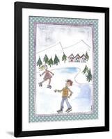 Children Skating-Effie Zafiropoulou-Framed Giclee Print