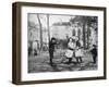 Children Skipping in the Grand Place, Bruges, Belgium, 1922-FC Davis-Framed Giclee Print