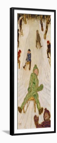 Children Sledging, 1914-Franz von Stuck-Framed Giclee Print