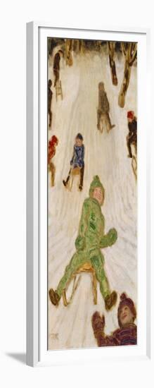 Children Sledging, 1914-Franz von Stuck-Framed Giclee Print