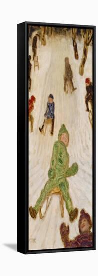 Children Sledging, 1914-Franz von Stuck-Framed Stretched Canvas