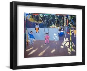 Children Swinging, 1996-Andrew Macara-Framed Giclee Print