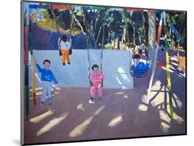 Children Swinging, 1996-Andrew Macara-Mounted Giclee Print