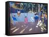 Children Swinging, 1996-Andrew Macara-Framed Stretched Canvas