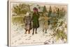 Children Take Christmas Gifts to Underprivileged Villagers-Woldemar Friedrich-Stretched Canvas