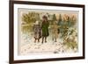 Children Take Christmas Gifts to Underprivileged Villagers-Woldemar Friedrich-Framed Premium Giclee Print