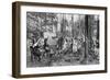 Children Taking English Lessons in the Forest of Charlottenburg, Berlin, Germany, 1922-null-Framed Giclee Print
