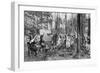 Children Taking English Lessons in the Forest of Charlottenburg, Berlin, Germany, 1922-null-Framed Giclee Print