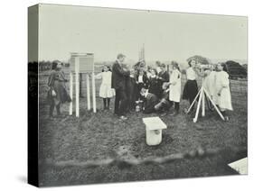 Children Taking Meteorological Observations, Shrewsbury House Open Air School, London, 1908-null-Stretched Canvas