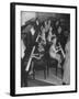 Children Taking Piano Lessons-George Strock-Framed Photographic Print