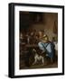 Children Teaching a Cat to Dance, known as the Dancing Lesson-Jan Havicksz Steen-Framed Art Print