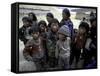 Children, Tibet-Michael Brown-Framed Stretched Canvas