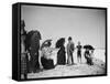 Children to Elderly, All Dressed Up by the Shoreline of Beach at Stokemus, Near Sea Bright-Wallace G^ Levison-Framed Stretched Canvas