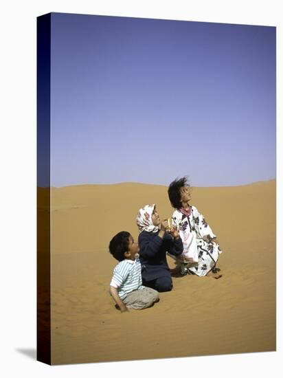 Children to the Sky, Morocco-Michael Brown-Stretched Canvas