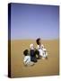 Children to the Sky, Morocco-Michael Brown-Stretched Canvas